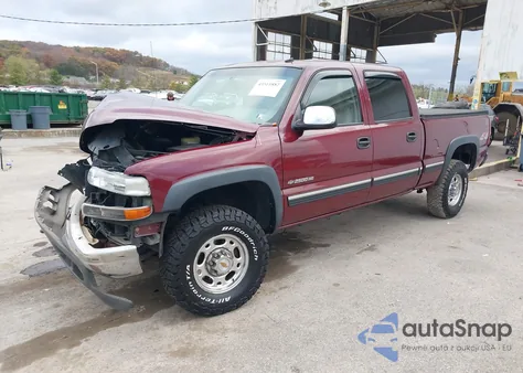 2002 Chevrolet Silverado 2500Hd Lt from USA, damaged, VIN 1GCHK23U22F247205